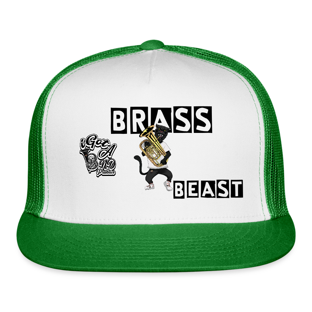 iGot Band Praktice Trucker Hat - white/kelly green
