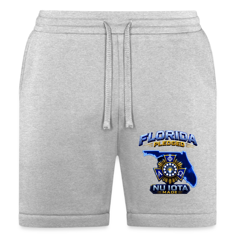 Nu IOta Bella + Canvas Unisex Short - heather gray