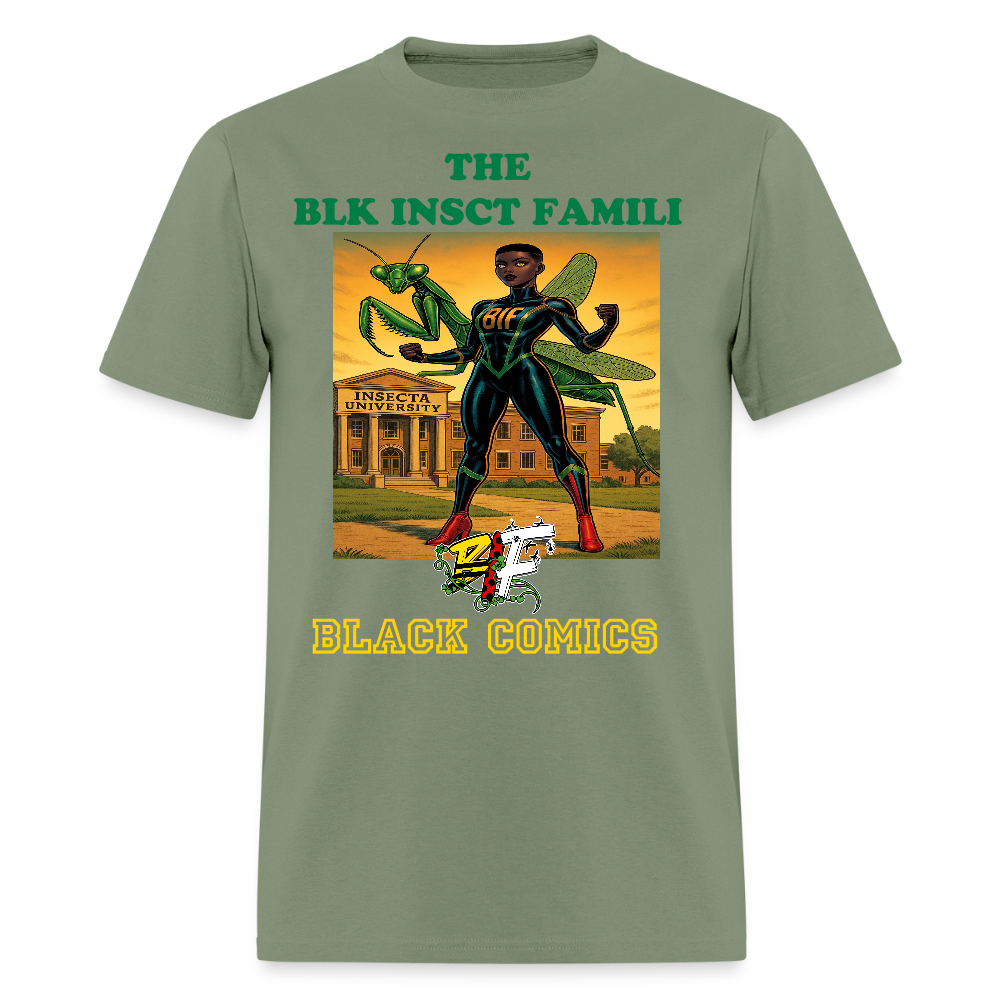 BLK INSCT FAMILI Unisex Classic T-Shirt - military green