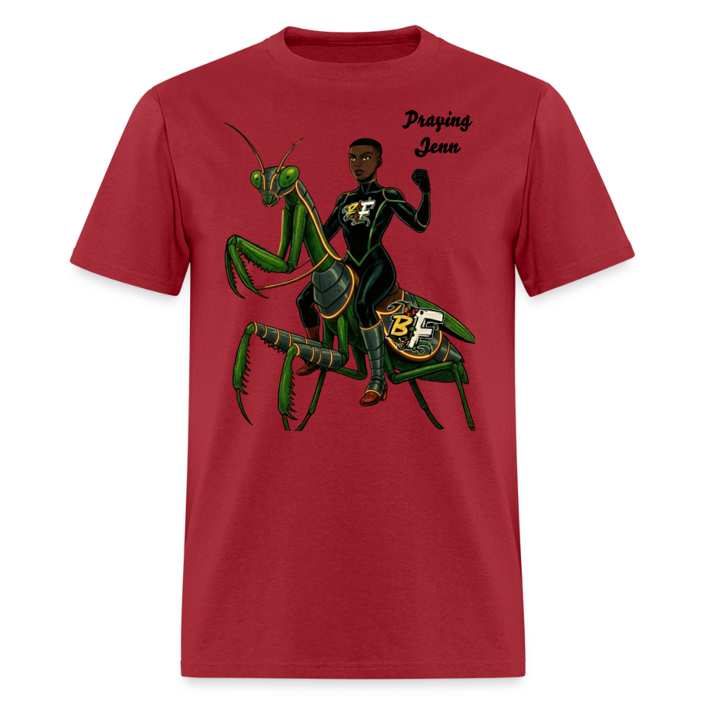 BLK INSCT FAMILI T-Shirt | - dark red