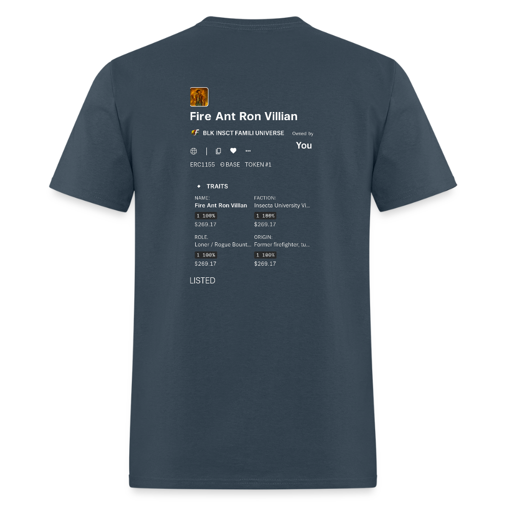 BLK Insct Famili NFT Men's T-Shirt | GILDAN 5000 - blue dusk