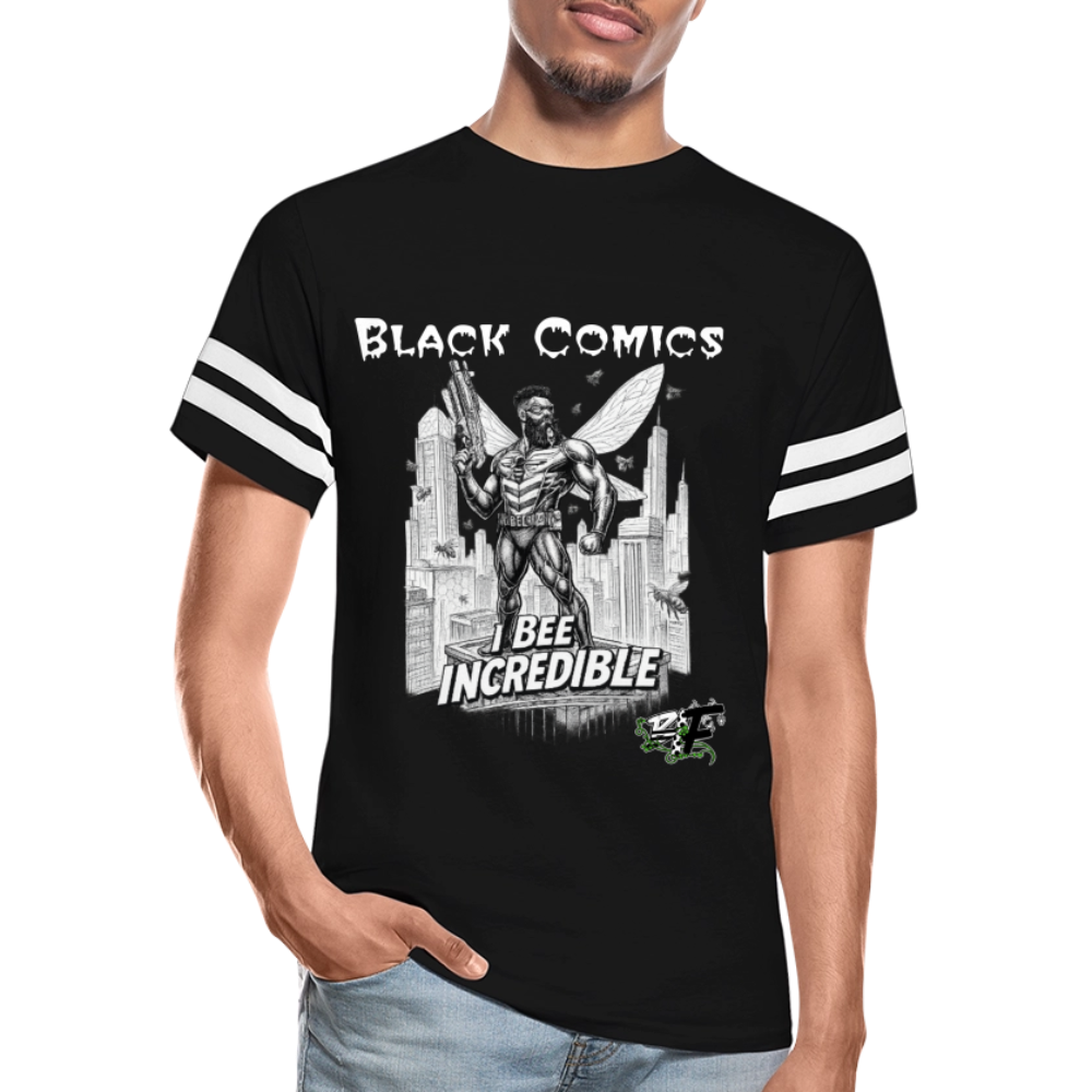 Vintage Sport T-Shirt - black/white