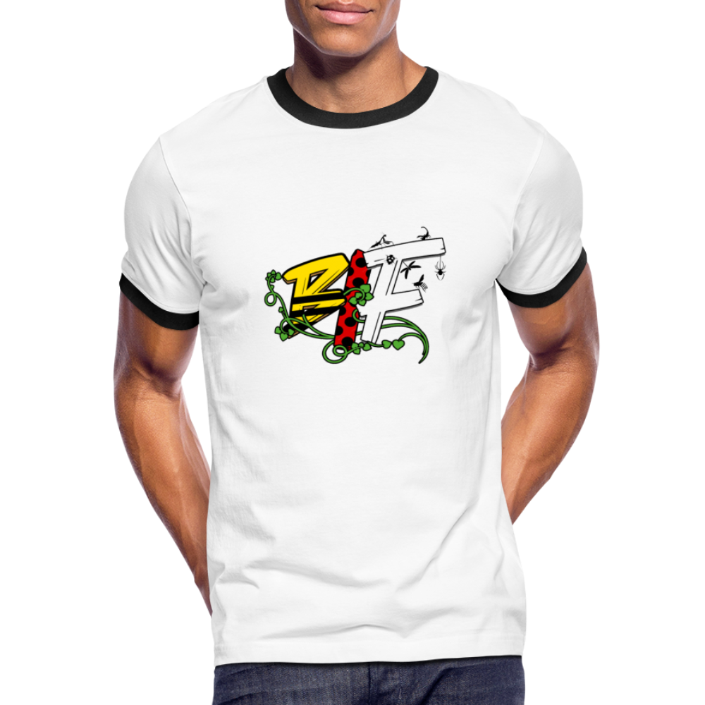 BLK Insct Famili Men's Ringer T-Shirt - white/black