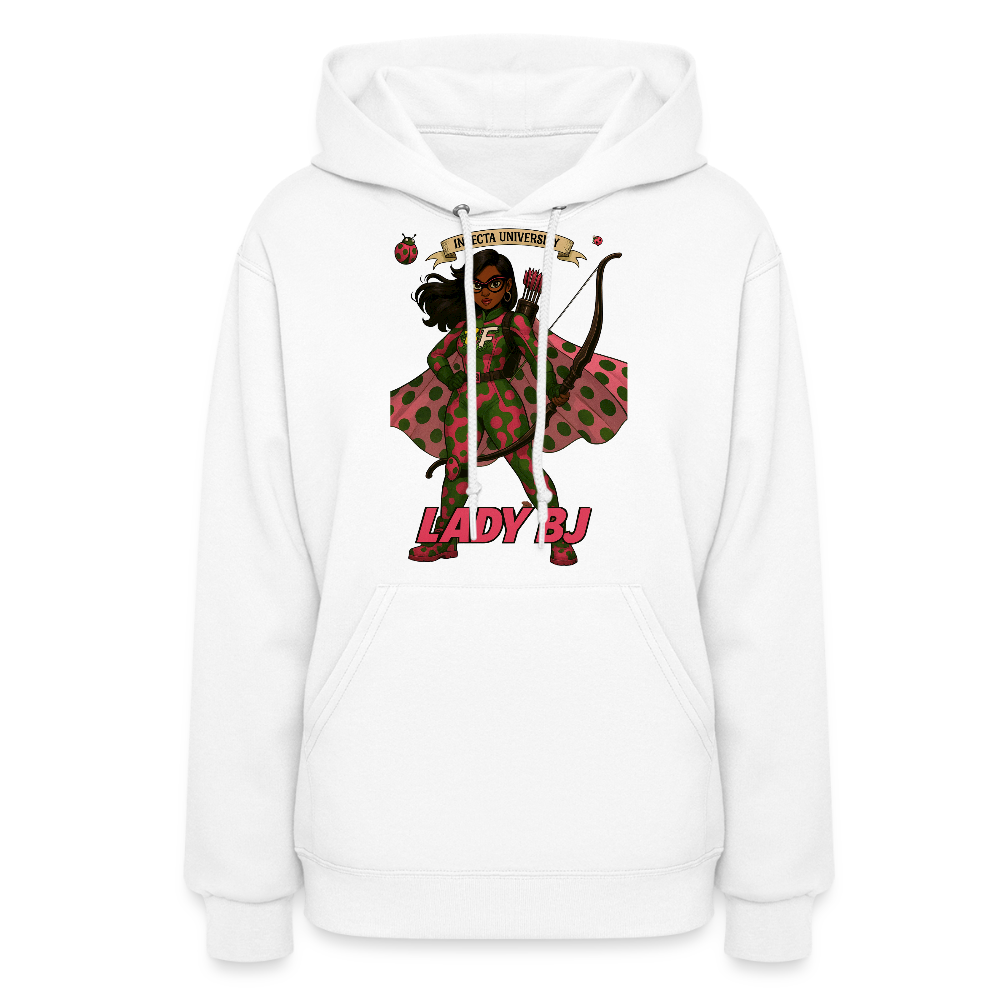 BLK Insct Famili Women's Hoodie - white