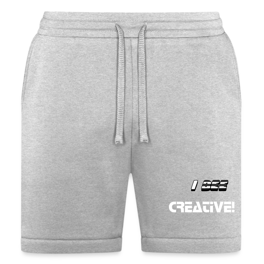 I Bee Bella + Canvas Unisex Short - heather gray