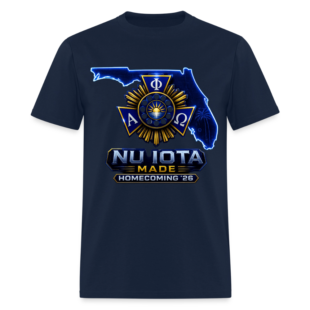 Nu IOta 2 Men's T-Shirt | GILDAN 5000 - navy