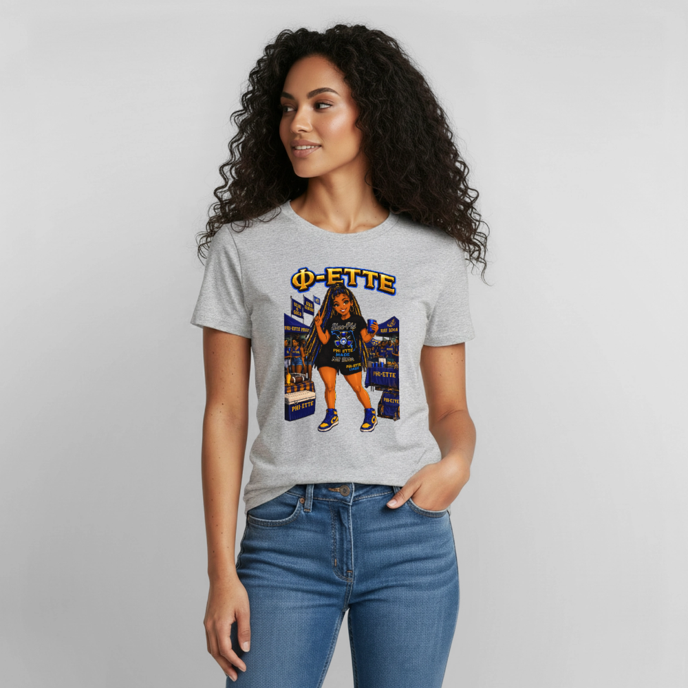 Phi ETTE 2 Ultra Cotton Adult T-Shirt - heather gray