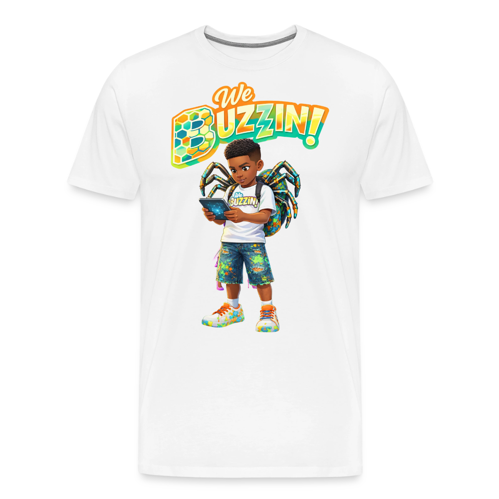 We Buzzin Men's Premium T-Shirt - white