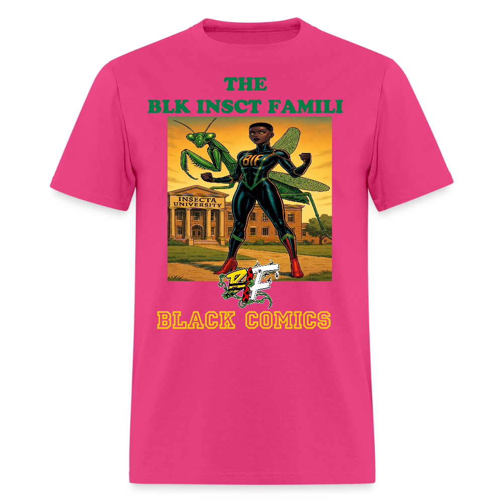 BLK INSCT FAMILI Unisex Classic T-Shirt - fuchsia