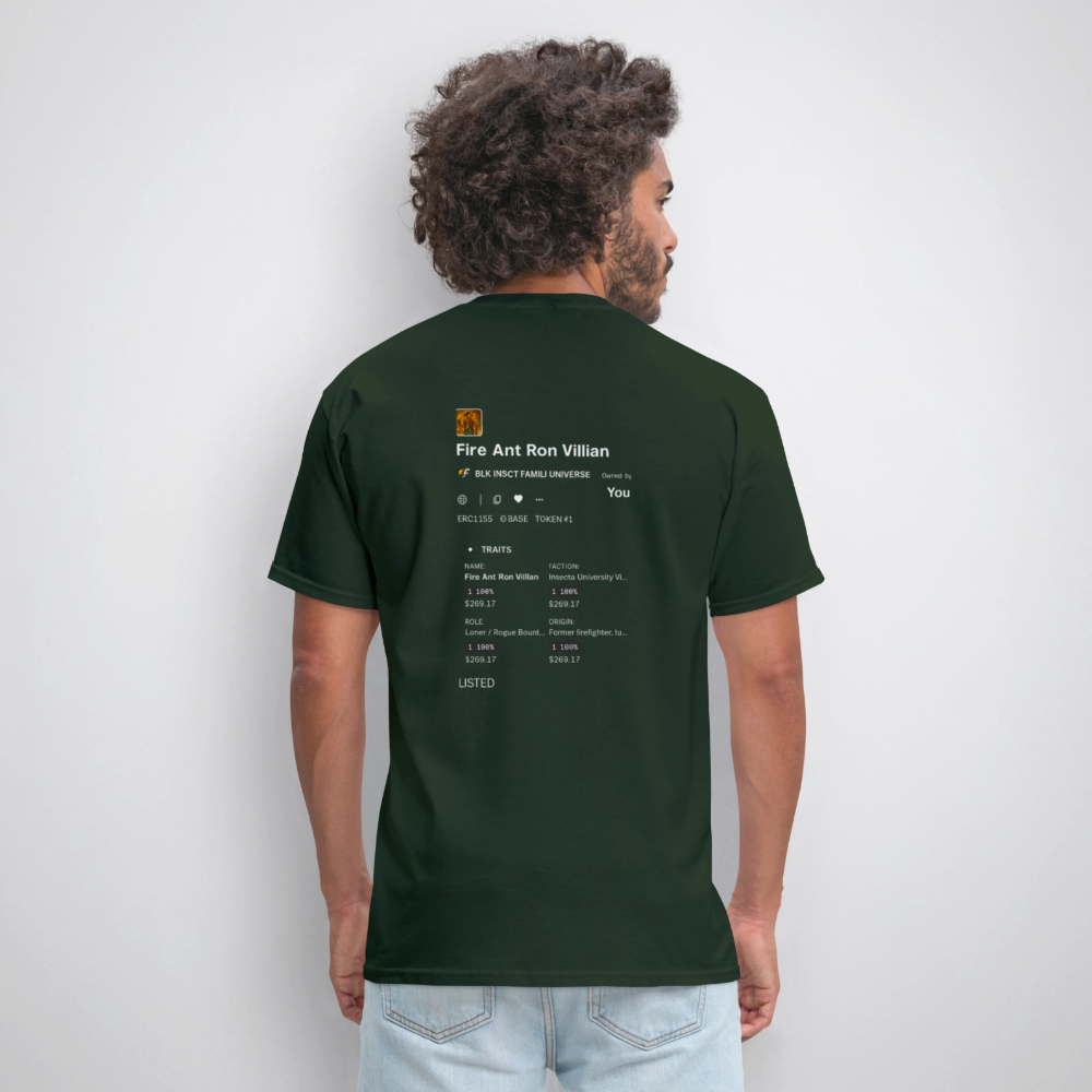BLK Insct Famili NFT Men's T-Shirt | GILDAN 5000 - forest green