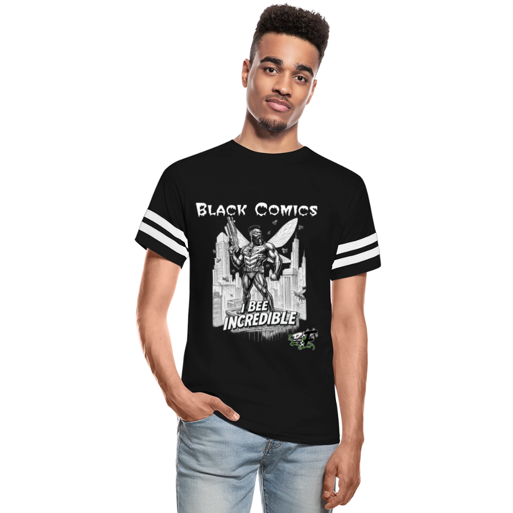 Vintage Sport T-Shirt - black/white