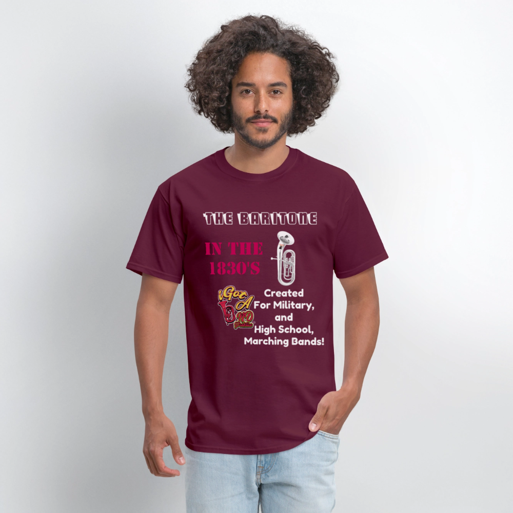 iGot Band Praktice Men's T-Shirt | GILDAN 5000 - burgundy