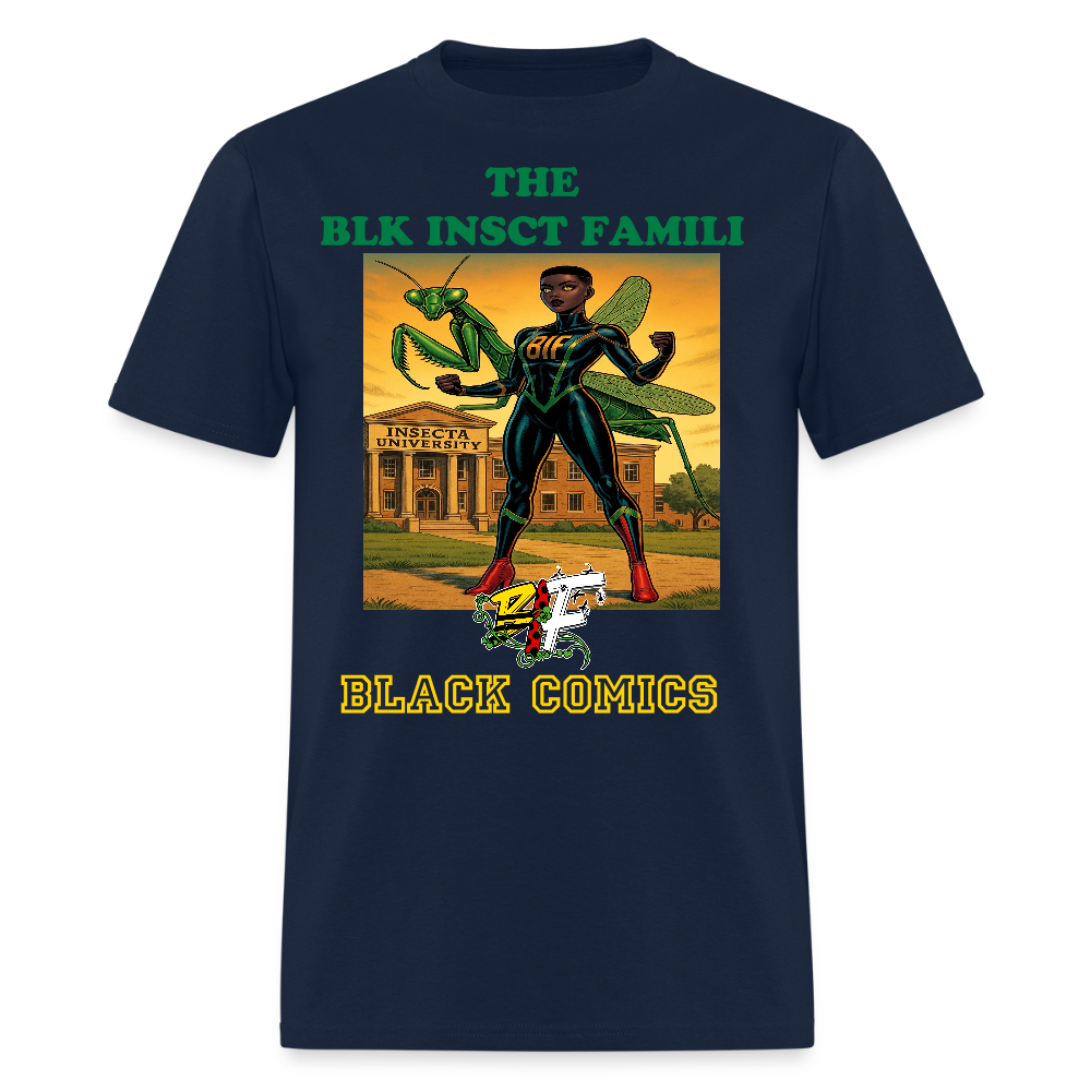 BLK INSCT FAMILI Unisex Classic T-Shirt - navy