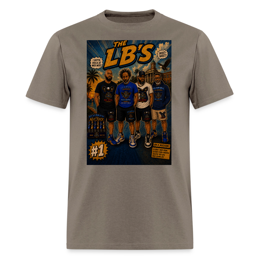The LB'S Men's T-Shirt | GILDAN 5000 - safari