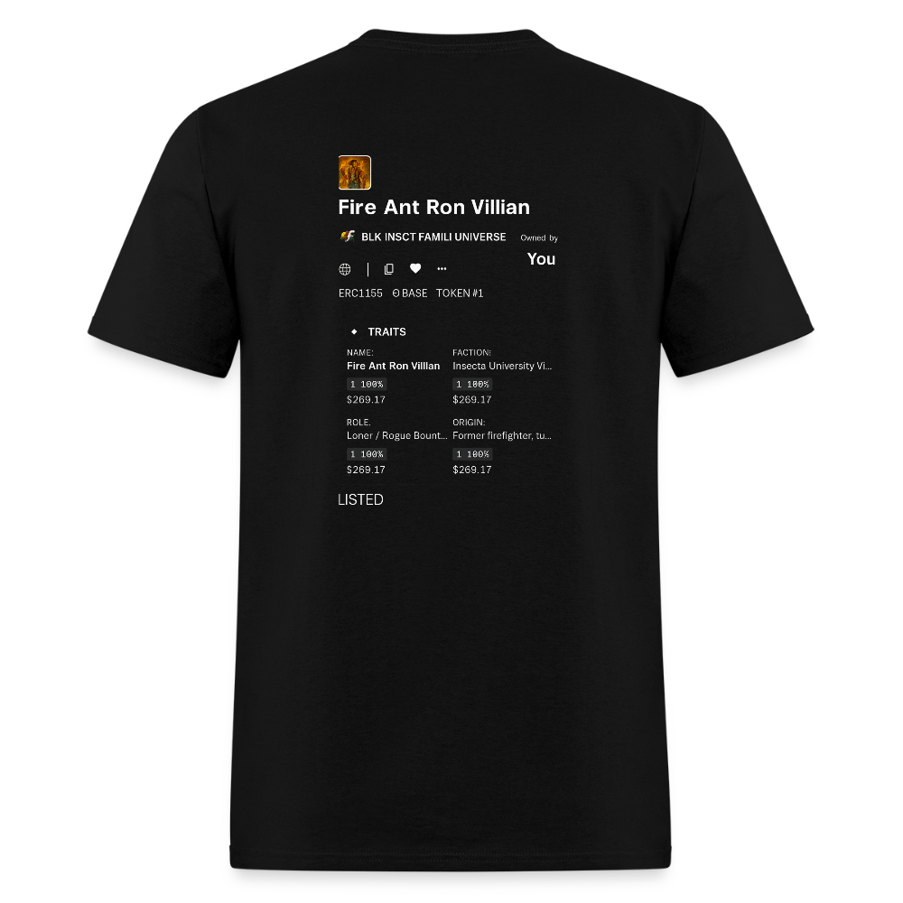 BLK Insct Famili NFT Men's T-Shirt | GILDAN 5000 - black