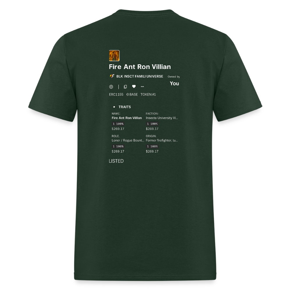 BLK Insct Famili NFT Men's T-Shirt | GILDAN 5000 - forest green