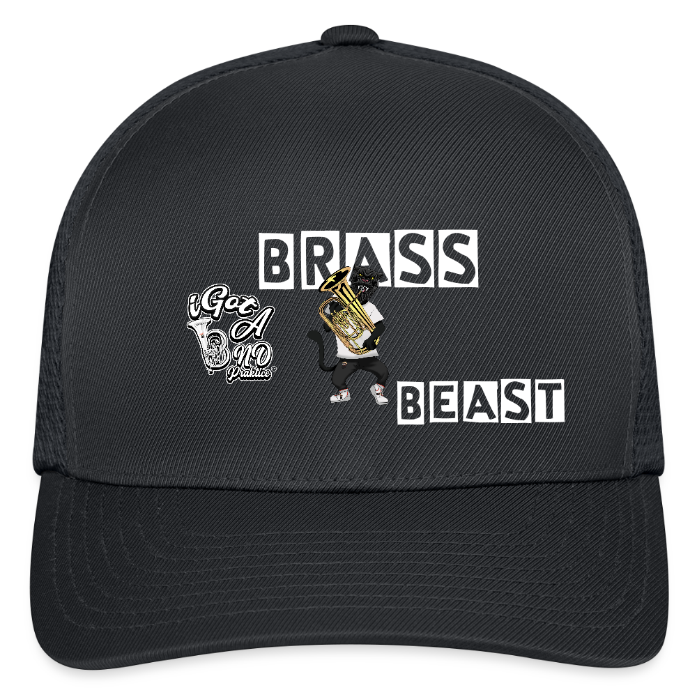 iGot Band Praktice Flexfit Fitted Baseball Cap - charcoal