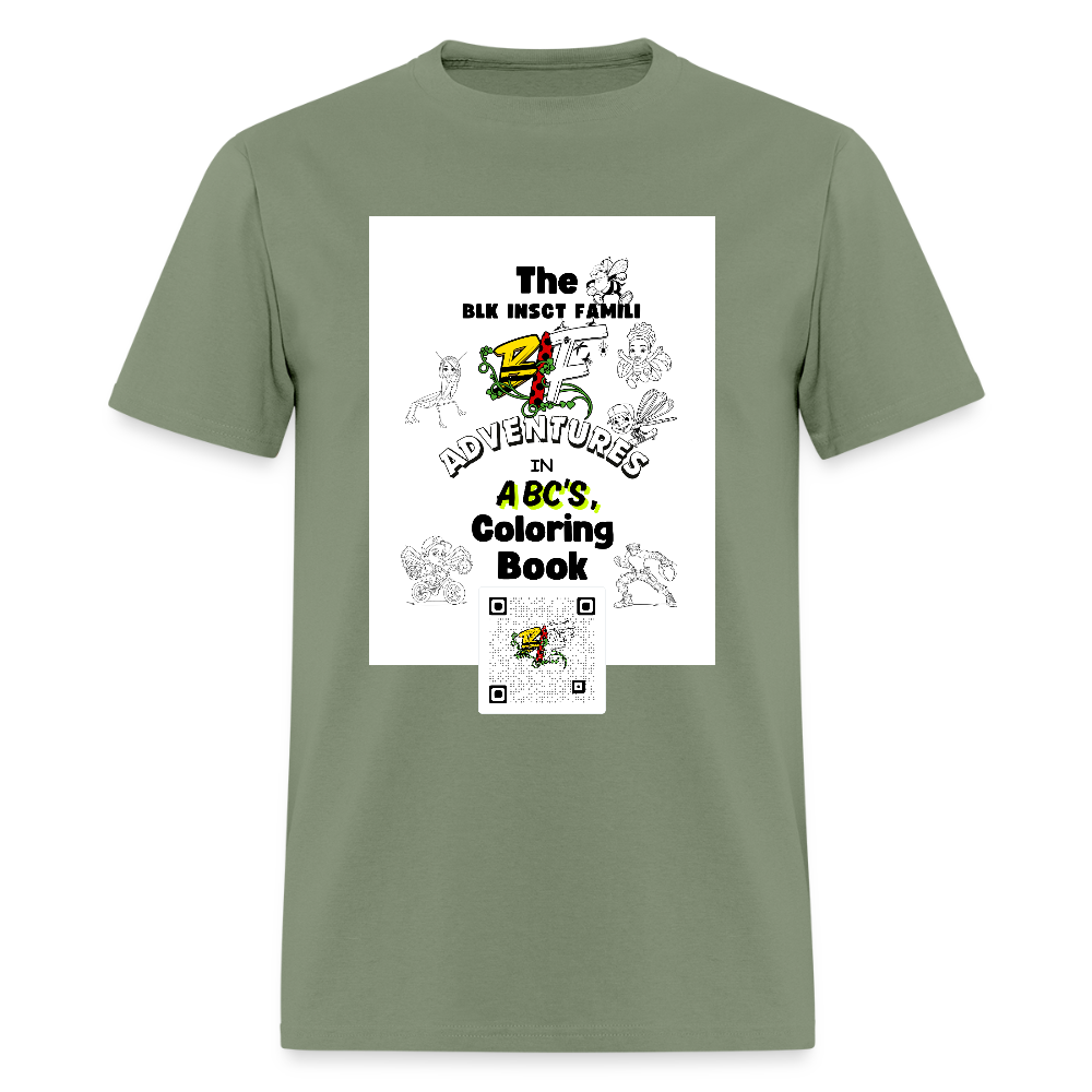 The BLK Insct Famili CB Men's T-Shirt | GILDAN 5000 - military green