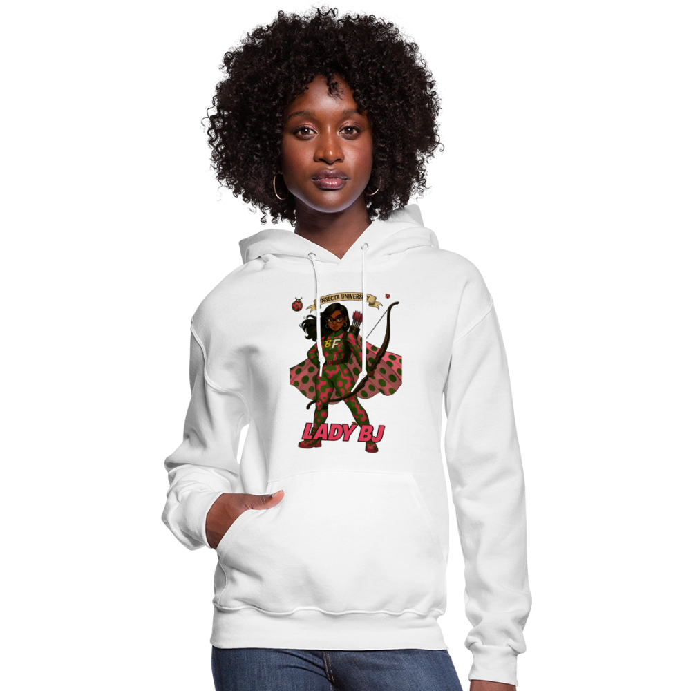 BLK Insct Famili Women's Hoodie - white