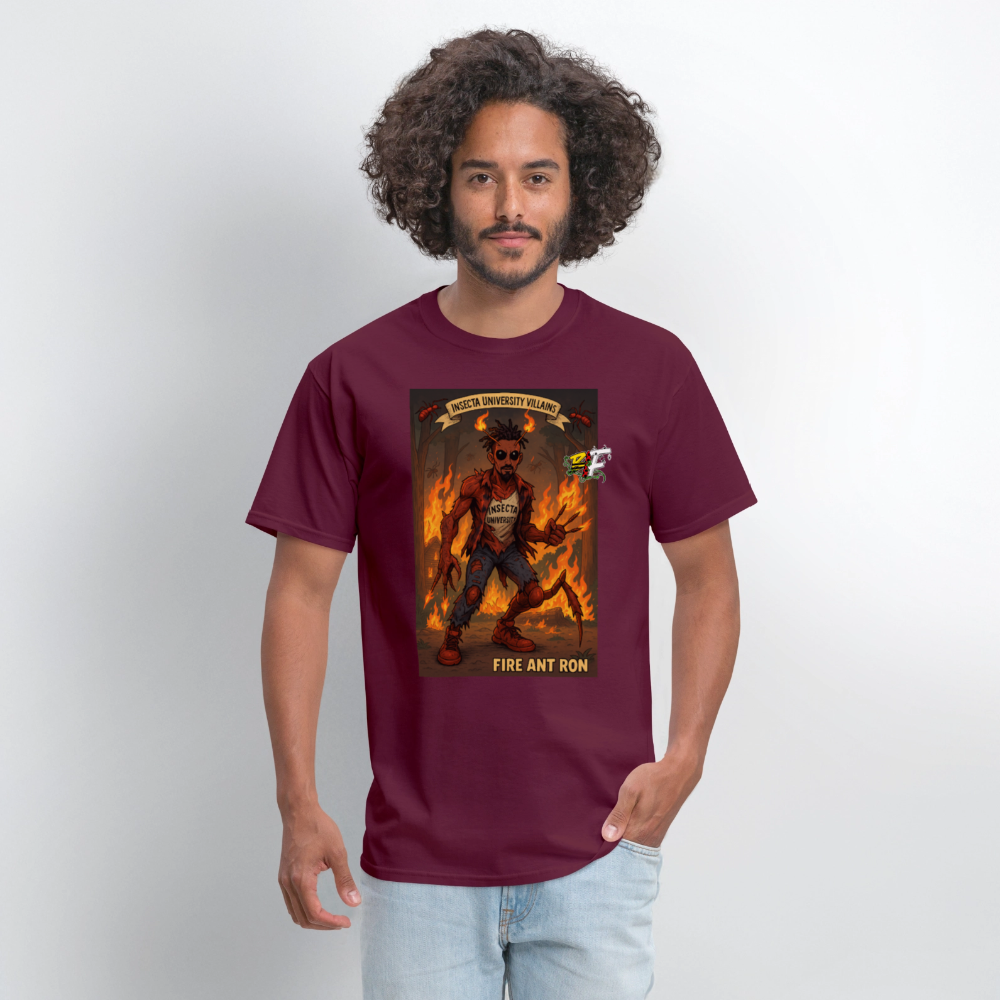 BLK Insct Famili NFT Men's T-Shirt | GILDAN 5000 - burgundy