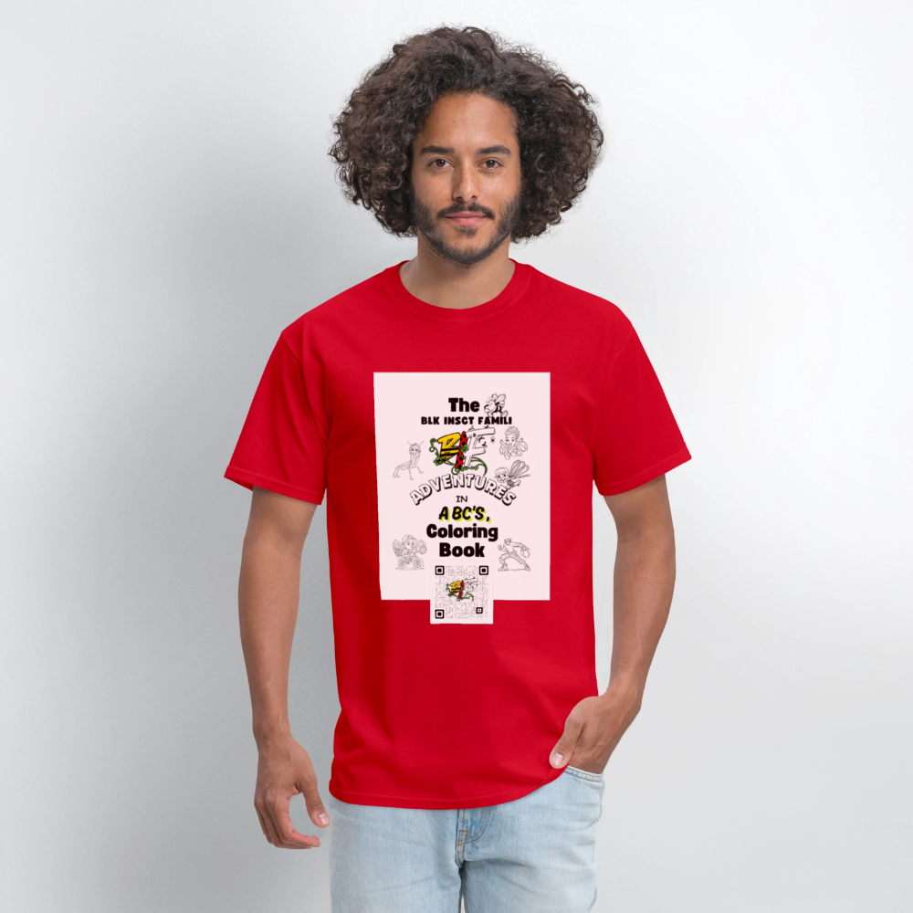 The BLK Insct Famili CB Men's T-Shirt | GILDAN 5000 - red
