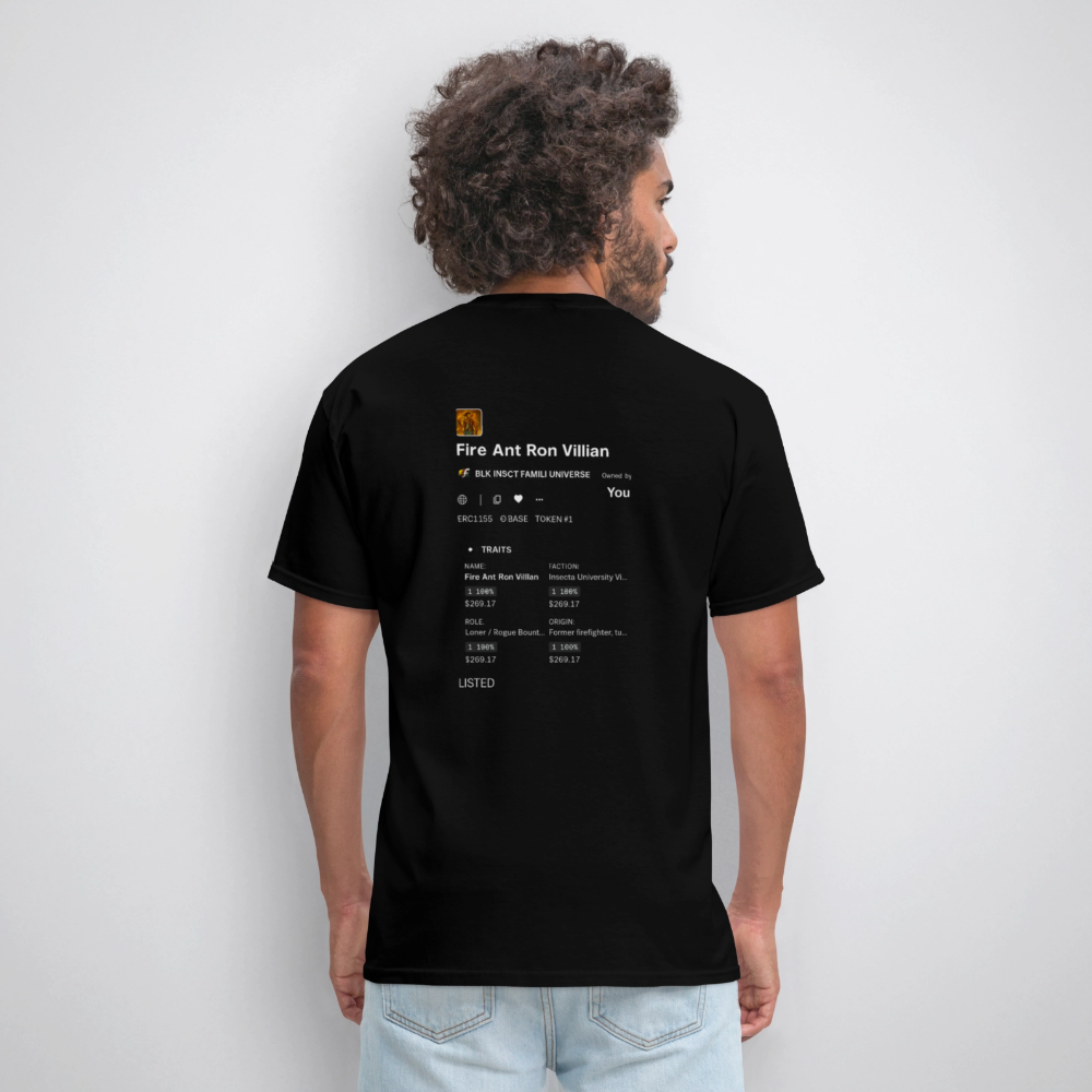 BLK Insct Famili NFT Men's T-Shirt | GILDAN 5000 - black