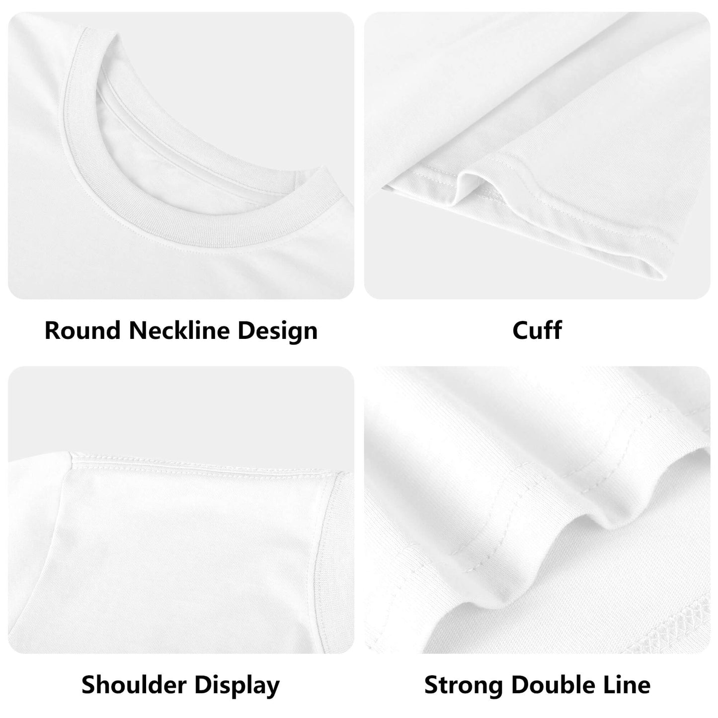 DJMD Mens Embroidered Chest Design Cotton T-shirt