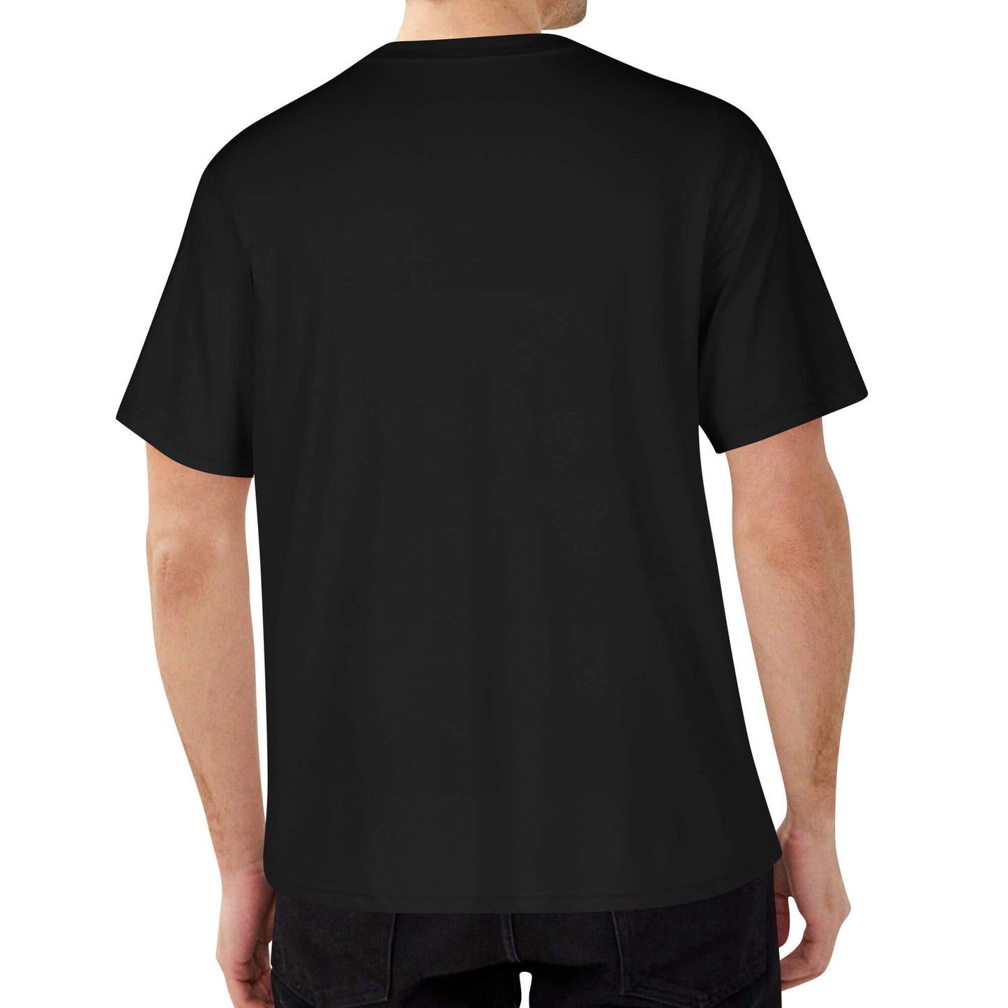 DJMD Mens Embroidered Chest Design Cotton T-shirt