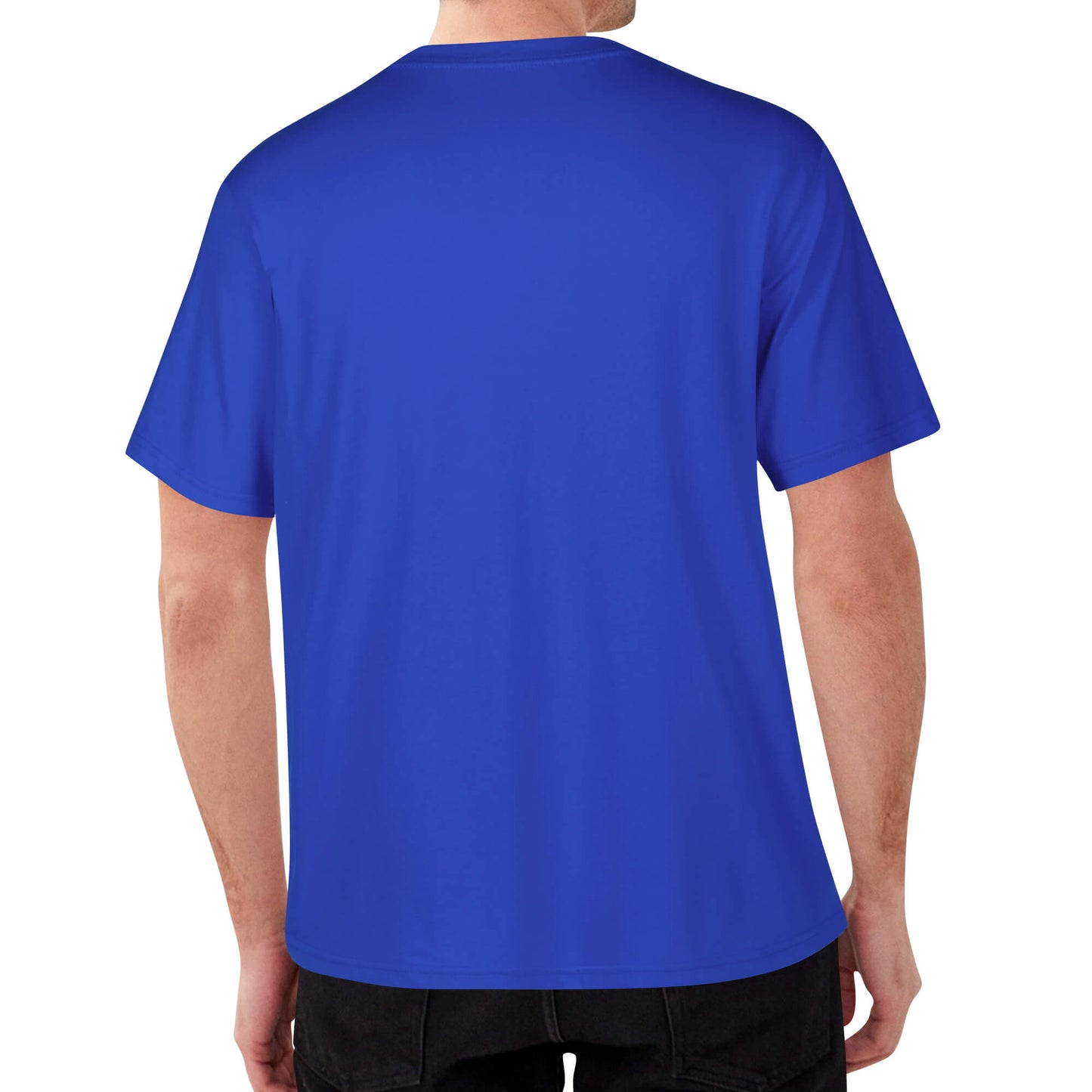 DJMD Mens Embroidered Chest Design Cotton T-shirt