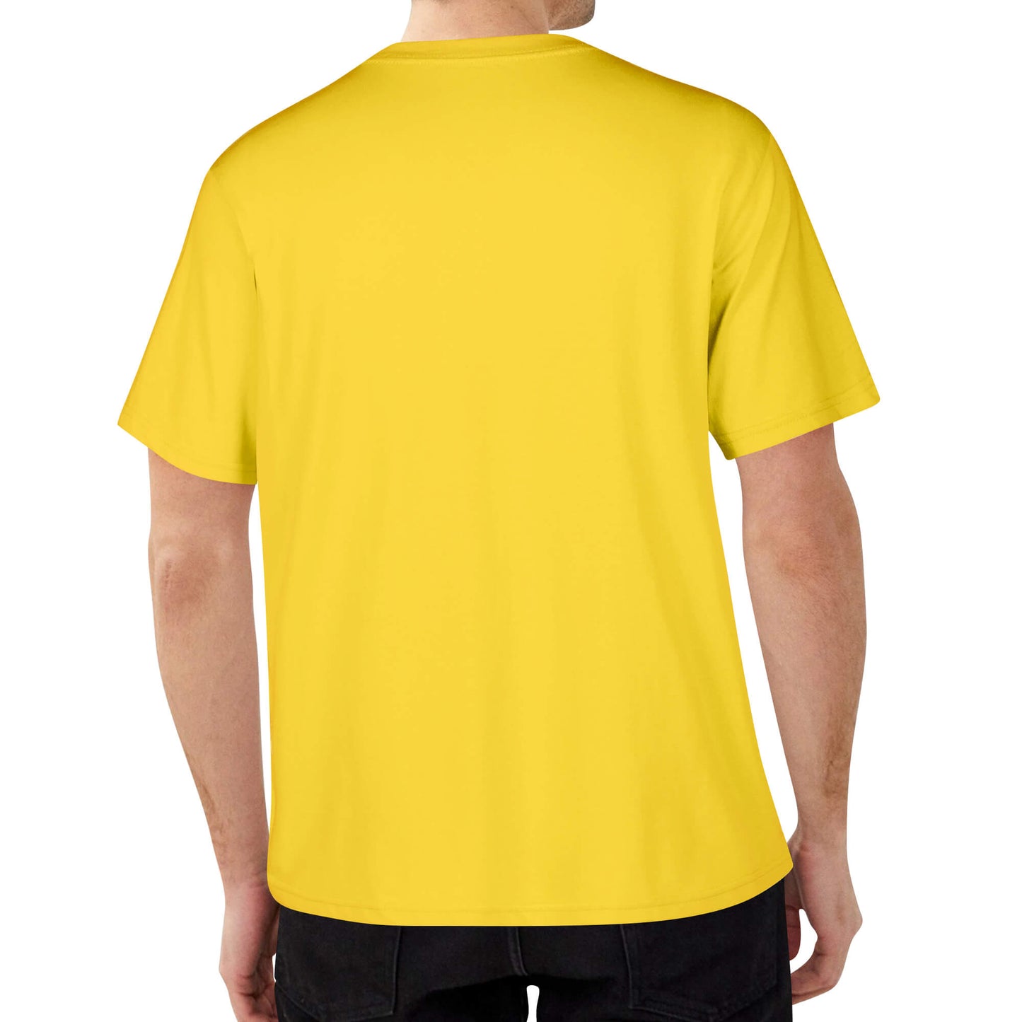 DJMD Mens Embroidered Chest Design Cotton T-shirt