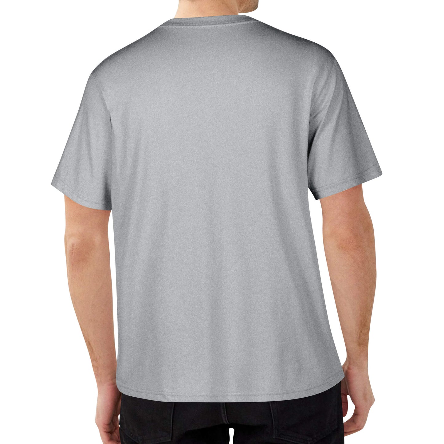 DJMD Mens Embroidered Chest Design Cotton T-shirt