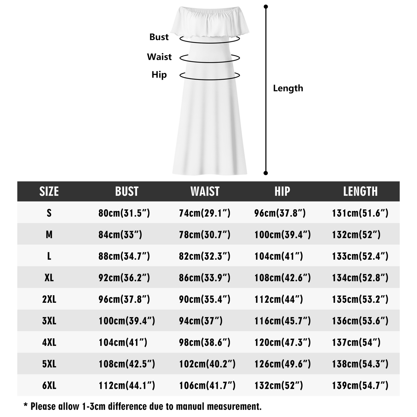 DJMD Womens Off The Shoulder Wrap Long Dress