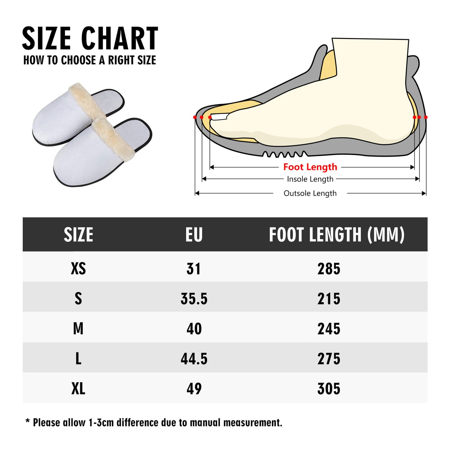 Black Insect Famili Unisex Non Slip EVA Warm Slippers