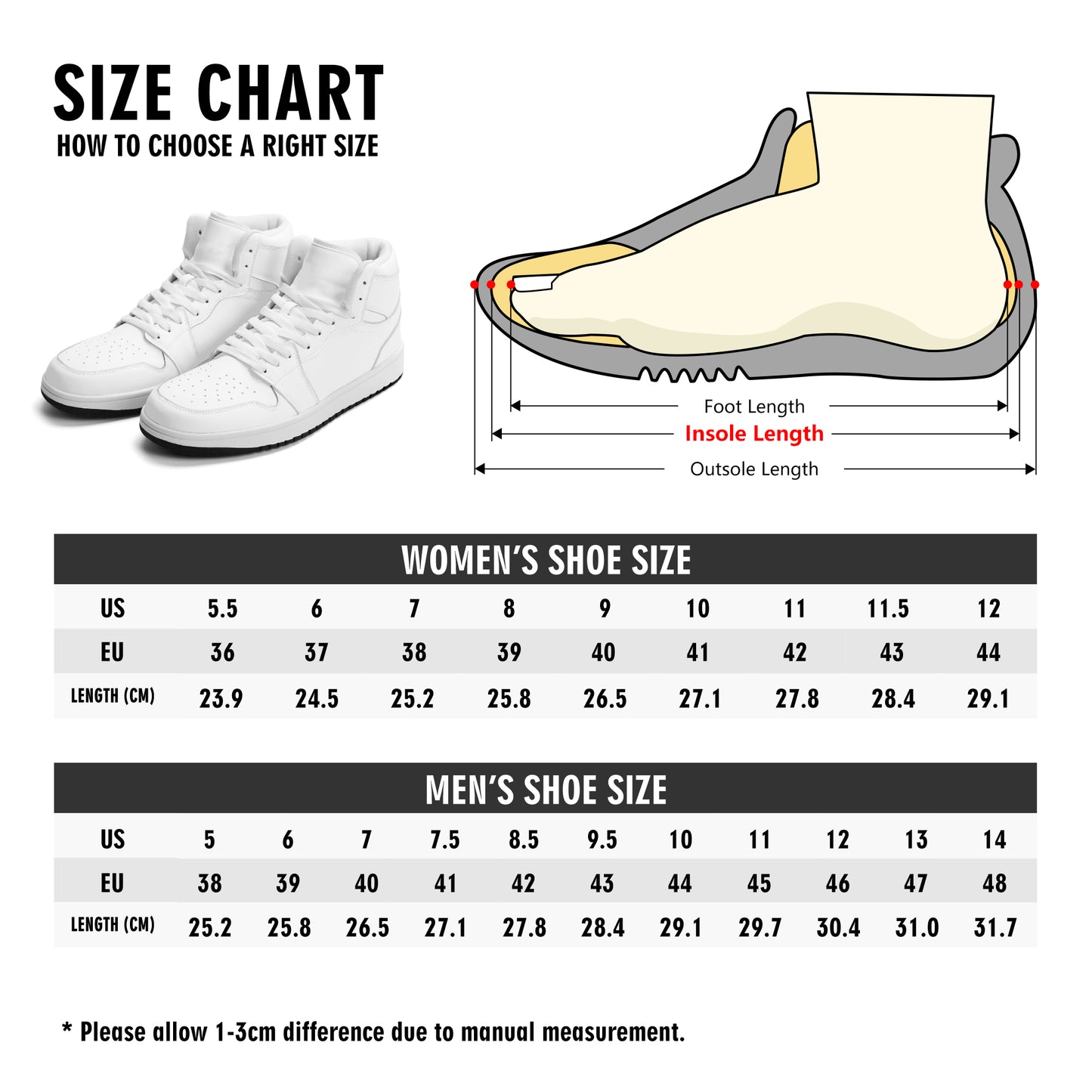 iGot Band Praktice Mens High Top Sneakers-V2