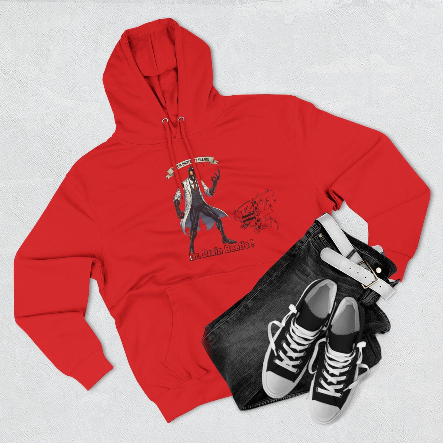 Stylish Graphic Hoodie, Cozy Fleece Hoodie for Everyday Wear, Unisex Casual Hoodie, Great Gift for Friends, Unique Hoodie for Halloween