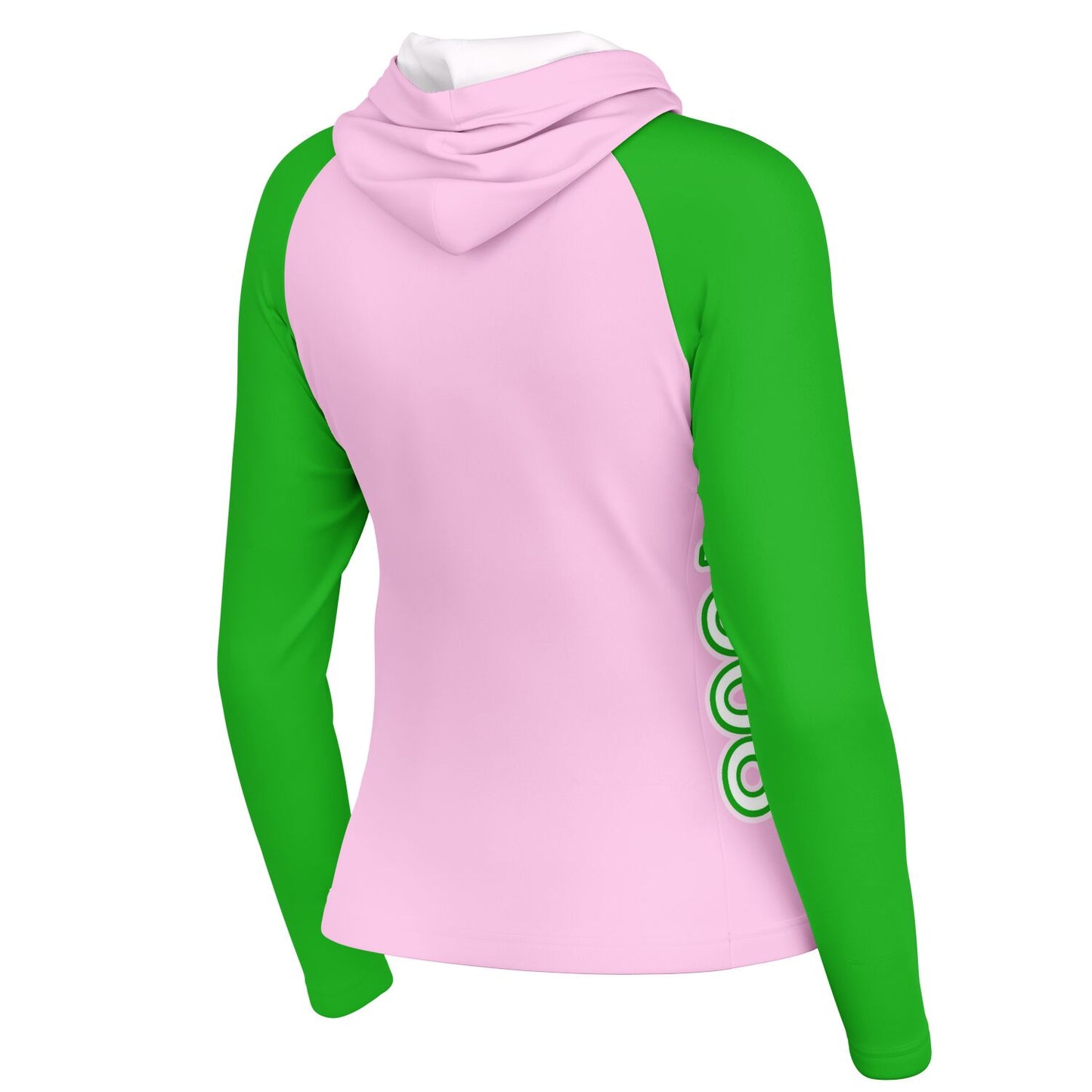 Greek Women's Long Sleeve Hooded Performance Shirt - AOP