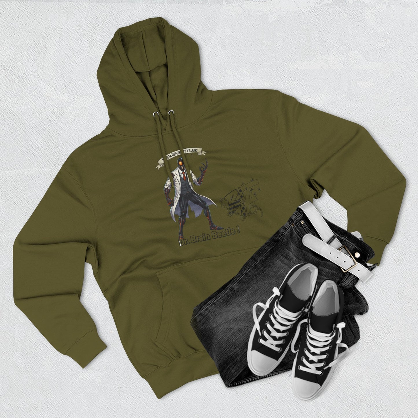 Stylish Graphic Hoodie, Cozy Fleece Hoodie for Everyday Wear, Unisex Casual Hoodie, Great Gift for Friends, Unique Hoodie for Halloween