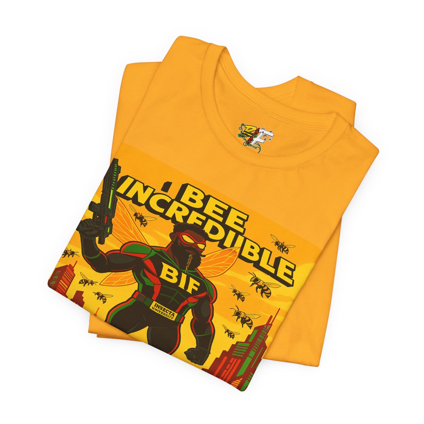 I Bee Incredible Graphic Tee, Unisex Jersey Tee, Comic Style T-Shirt, Buzzing Fun Fashion