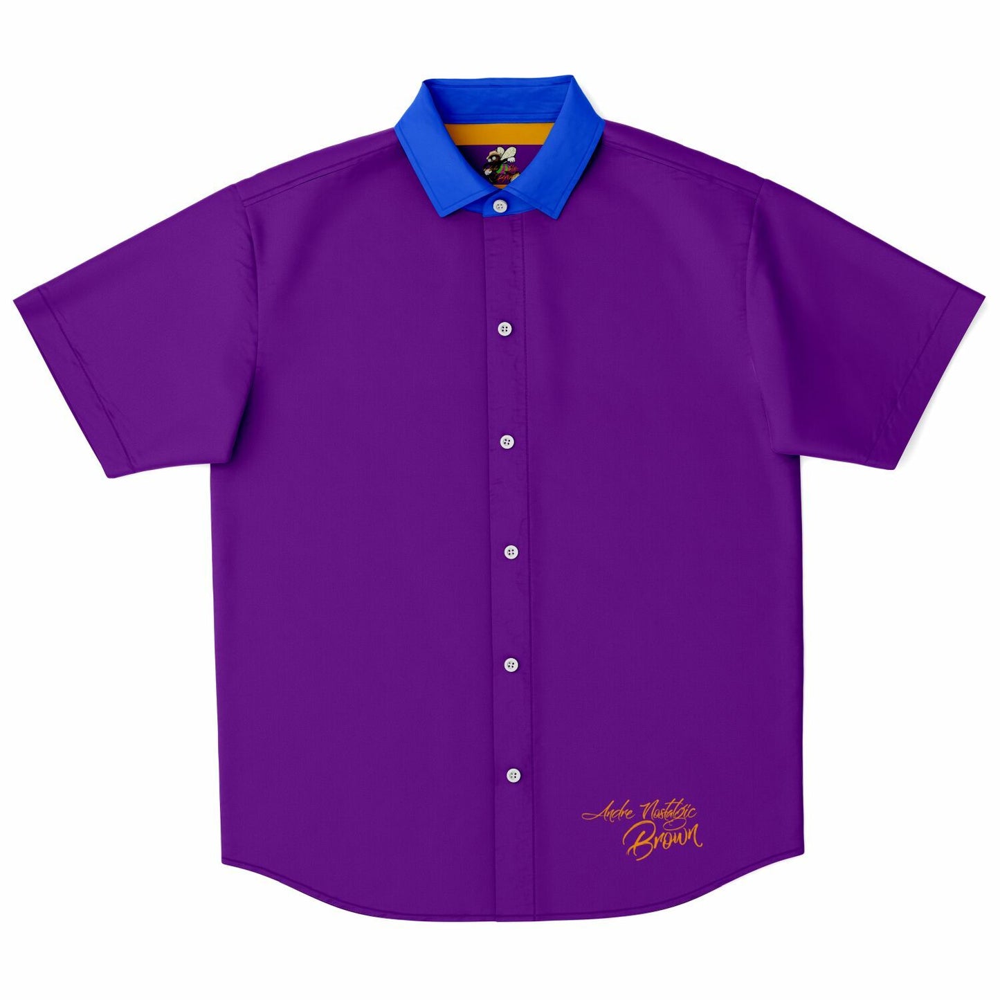 Dnt Juge My Different Short Sleeve Button Down Shirt - AOP