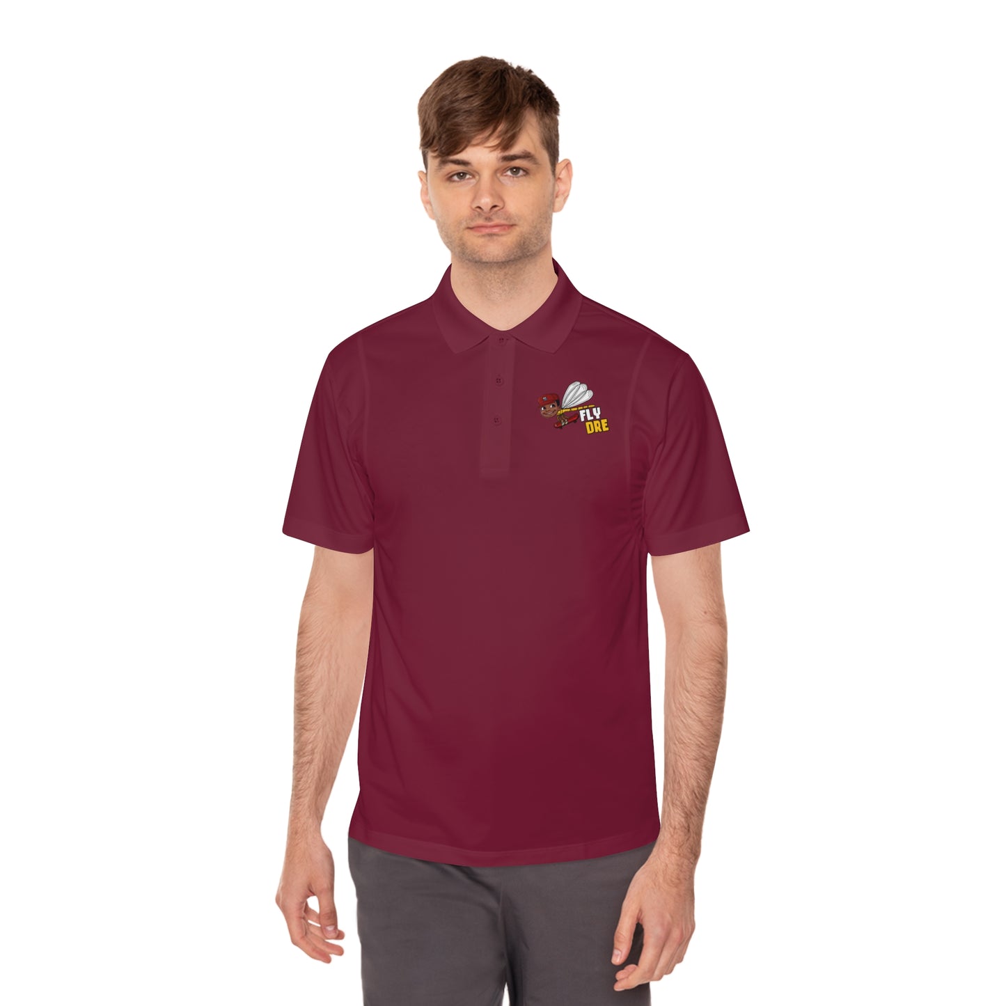 Blk Insct Famili Men's Sport Polo Shirt