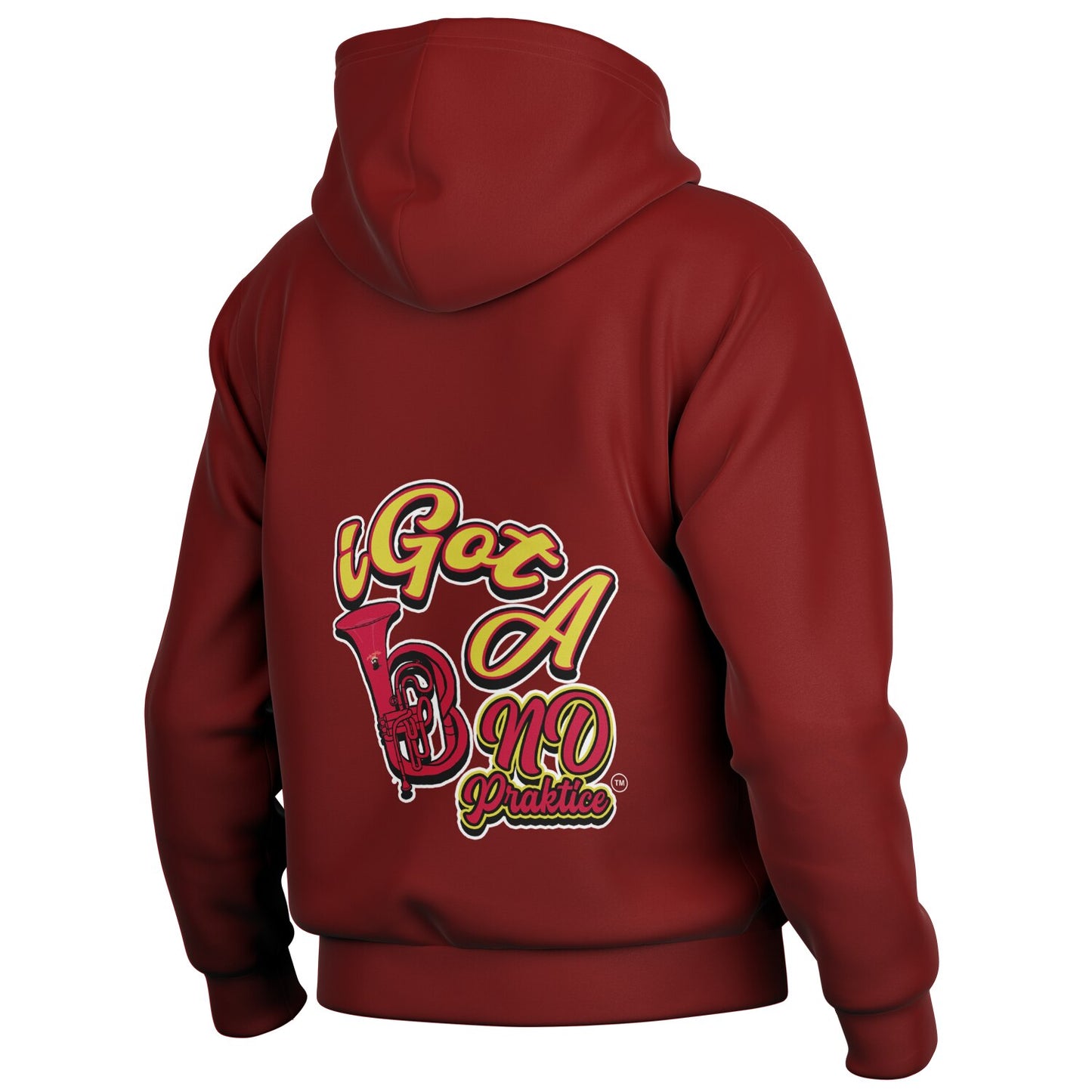 iGot Band Praktice Hooded Baseball Jacket - AOP