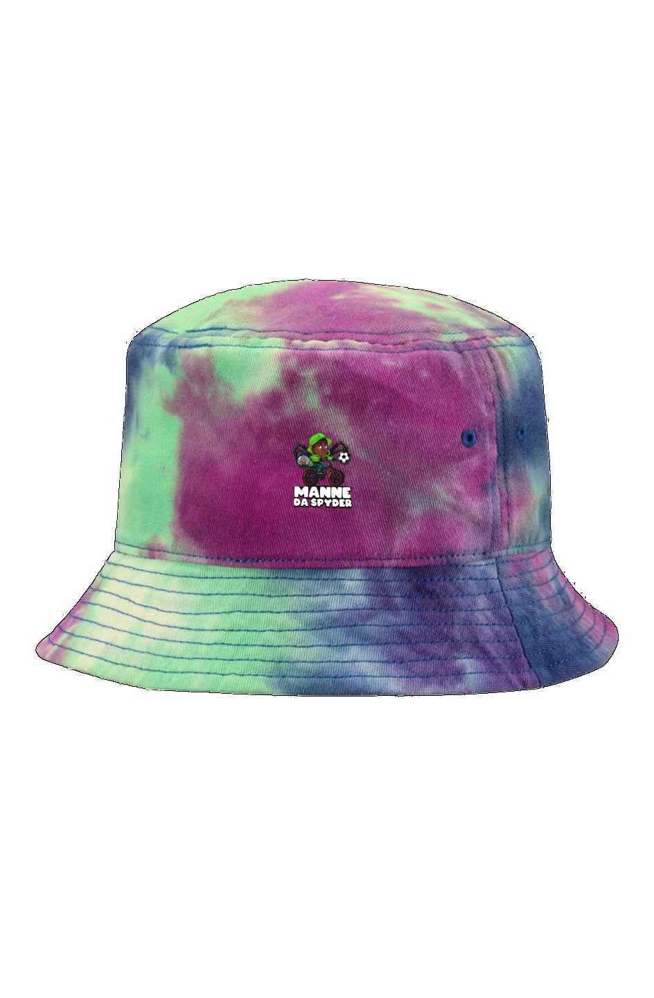 Manne The Spyder Purple Tie-Dye Bucket Cap