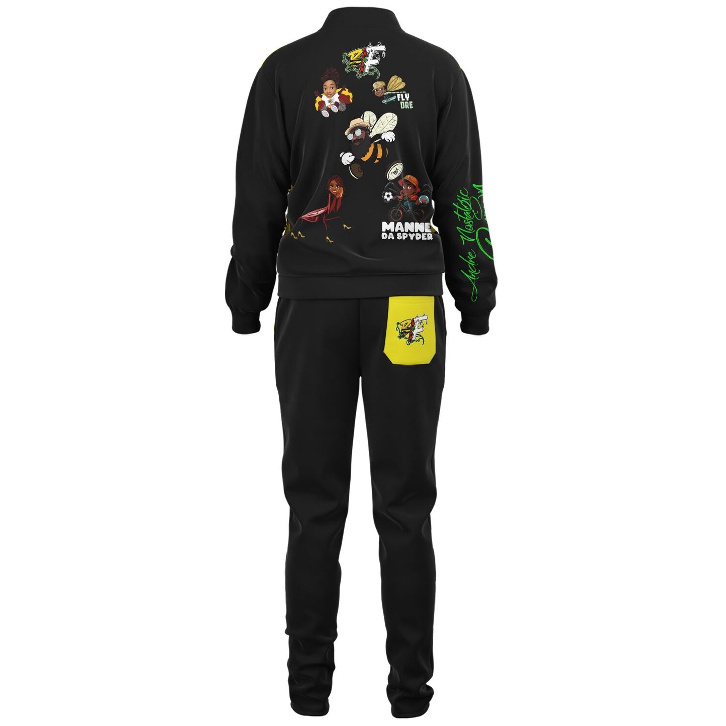 Blk Insct Famili Tracksuit - AOP