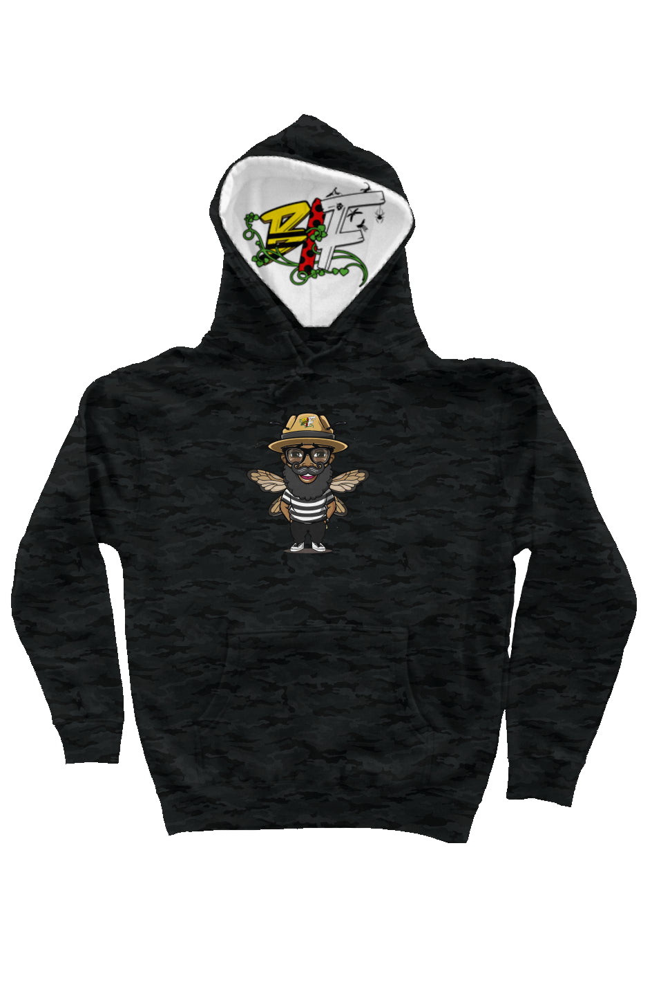 I Bee Incredible Camo Independent Heavyweight Hoodie