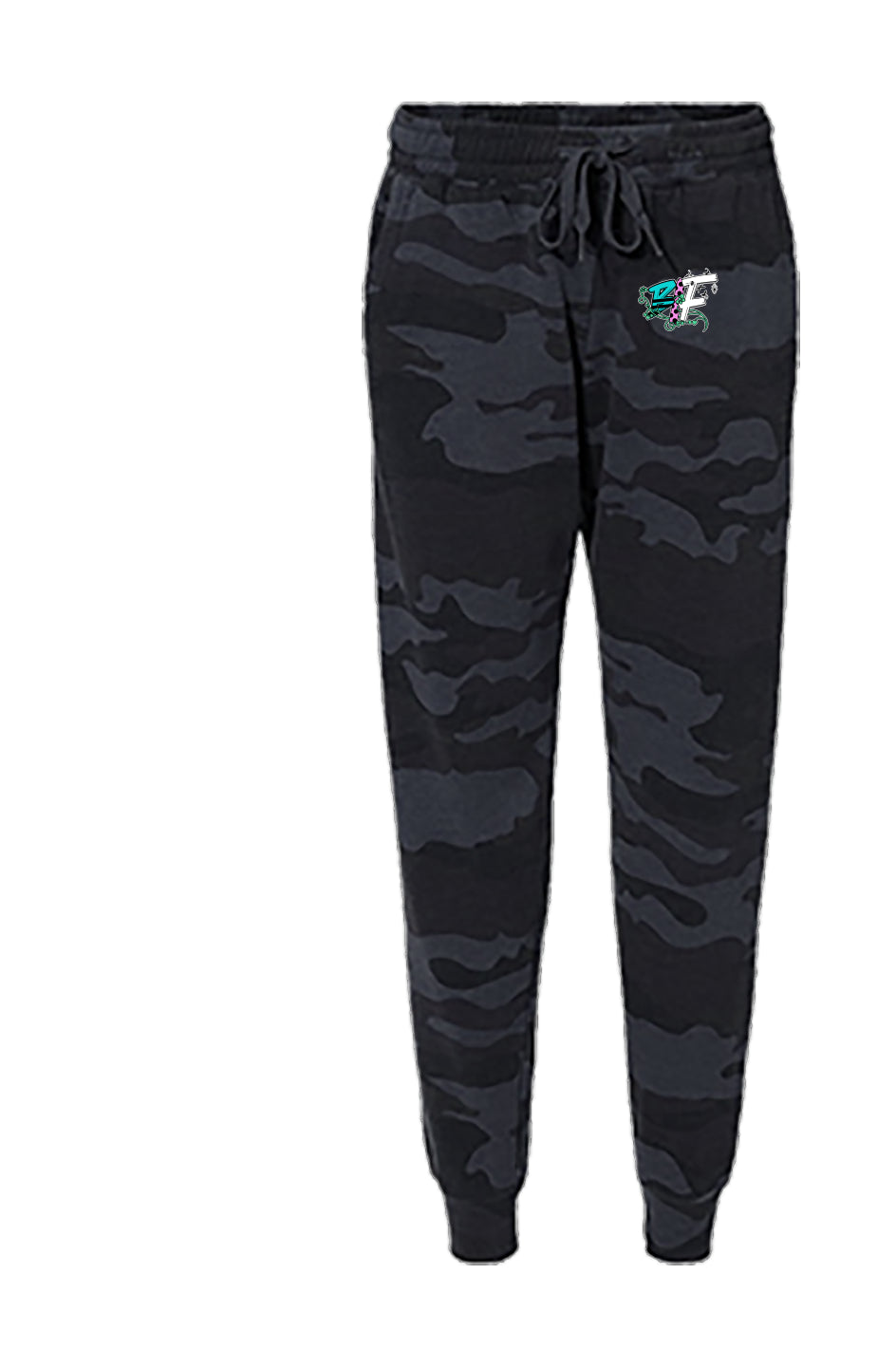 Blk Insct Famili Womens Camo Wash Sweatpants