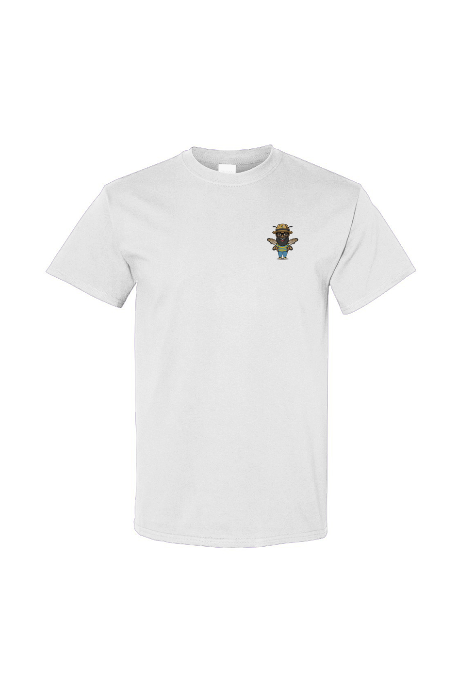 I Bee Incredible Embrodiry Gildan Cotton T Shirt