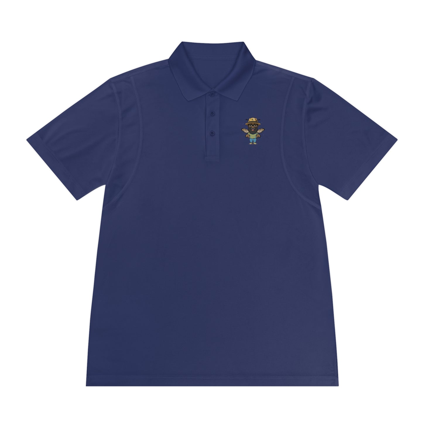 Blk Insct Famili Men's Sport Polo Shirt