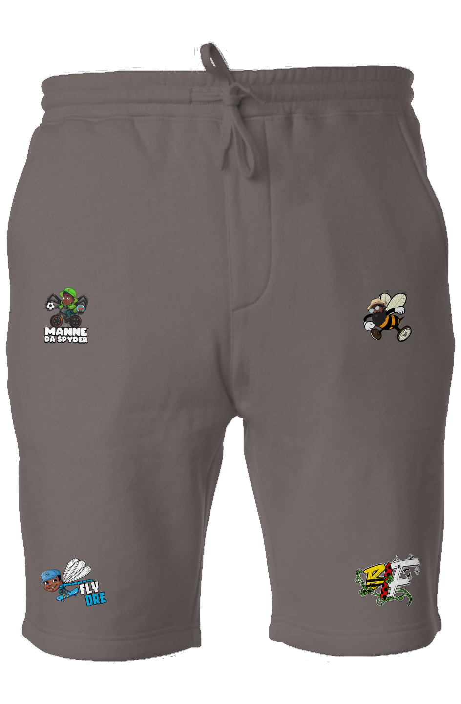 BLK Insct Famili Pigment Dyed Fleece Shorts