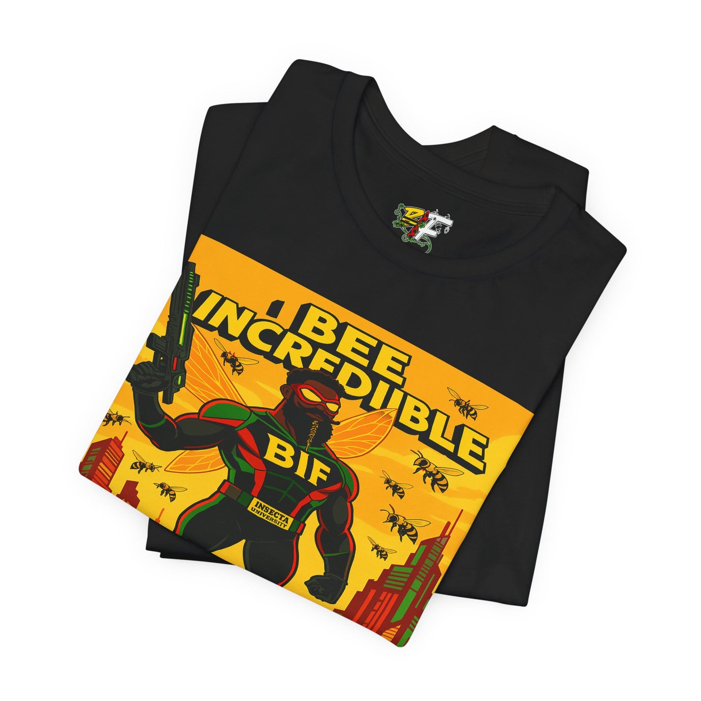 I Bee Incredible Graphic Tee, Unisex Jersey Tee, Comic Style T-Shirt, Buzzing Fun Fashion