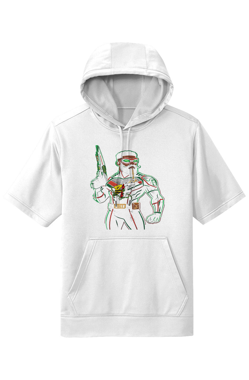 I BeeSport Wick Short Sleeve Hoodie